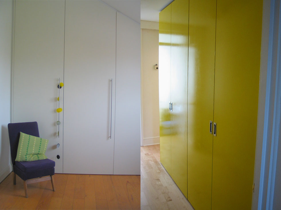Modern fitted wardrobes